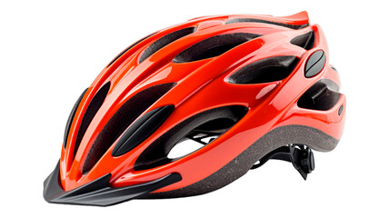 Bicycle Helmet isolated on transparent png background. Generative ai