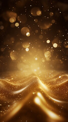 Abstract background golden sand, gold