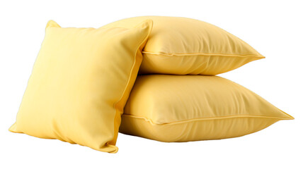 Obraz premium Pillows isolated on transparent png background. Generative ai