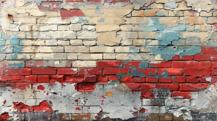 Texture of distressed brick wall on grunge modern background.