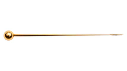 Sewing Needle isolated on transparent png background. Generative ai