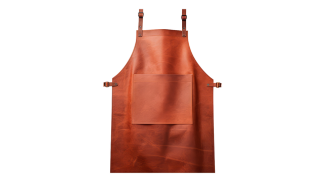 SculptorS Apron isolated on transparent png background. Generative ai