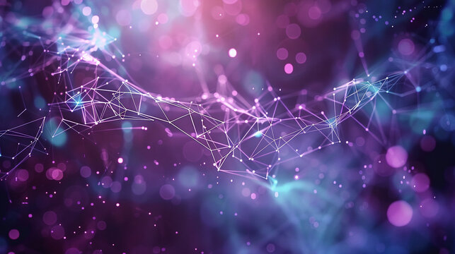 neural network, intelligence and neuronal red abtract background
