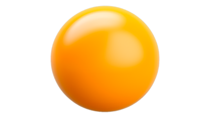 Stress Ball isolated on transparent png background. Generative ai