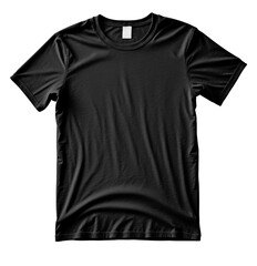 Black blank T-shirt