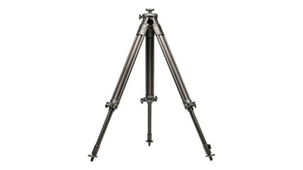 Tripod isolated on transparent png background. Generative ai