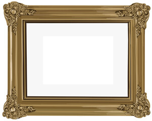 Ornate Gold Picture Frame