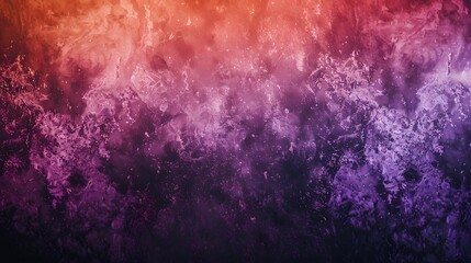 an abstract grainy gradient in purple, pink, orange, and black, illuminated with a glowing aura...