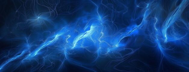 Luzes e energia azul - wallpaper HD 