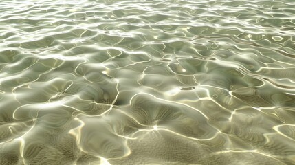A texture of ripples on sand, with small waves on the surface, light green tint.