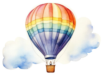 Naklejka premium PNG Balloon aircraft vehicle hot air balloon.