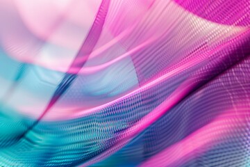 Detailed view of a digital gradient background blending teal and magenta colors smoothly