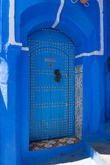 Glimpses of the blue city of Chefchaouen in Morocco