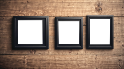 Old vintage blank photos