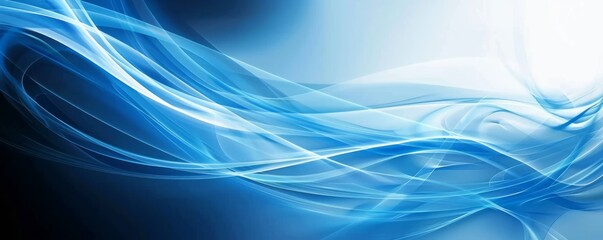 Modern Blue Abstract Business Background.