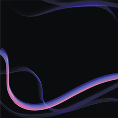 
Abstract black background with neon lilac and purple stripes for announcements, cards, posts, inscriptions, presentations