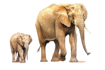 Obraz premium Elephant wildlife animal mammal.