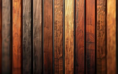 Warm tones of rich, seamless wooden planks arranged vertically.