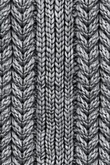 Detailed view of a cozy knitted blanket, perfect for home decor