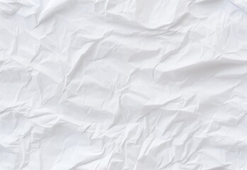 Obraz premium Seamless pattern white crumpled paper. AI generated