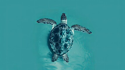 Obraz premium Turtle concept logo design