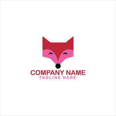a simple Fox logo / icon design
