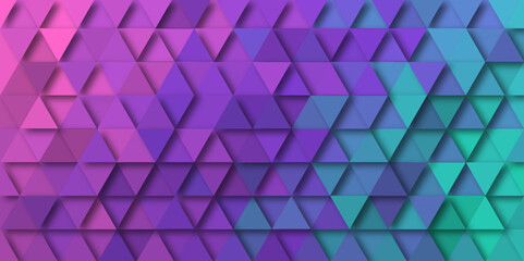 Fototapeta premium Abstract 3D Low Poly Design triangle shapes Modern Gradient mosaic textured background. For Interior design & Backdrop Websites, Presentations, Brochures, Social Media Gfx, Luxury/Premium Packaging 