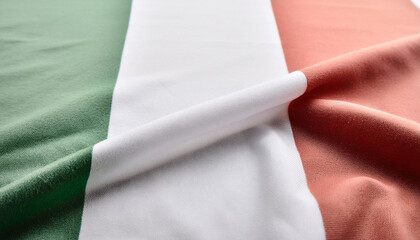 Realistic Artistic Representation of Italy waving flag