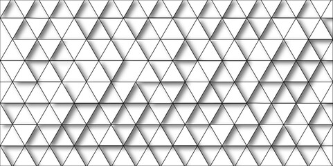 Abstract 3D Low Poly Fractal Design triangle shapes White mosaic textured background. For Interior design & Backdrop Websites, Presentations, Brochures, Social Media Gfx, Luxury/Premium Packaging
