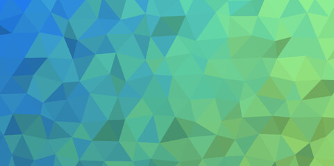 Abstract Isometric Triangle Low Poly Fractal Design Gradient Mosaic Textured Background. For Interior design & Backdrop, Websites, Presentations, Brochures, Luxury/Premium Packaging