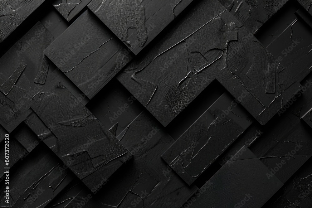Poster a black wall with squares pattern. suitable for backgrounds and abstract designs