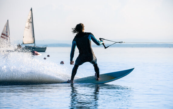 surfer on the water
