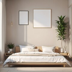 room with bed