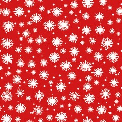 Festive Red and White Pattern