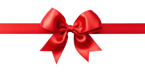 PNG Red ribbon bow white background celebration.
