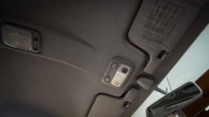 Headliner inside a car