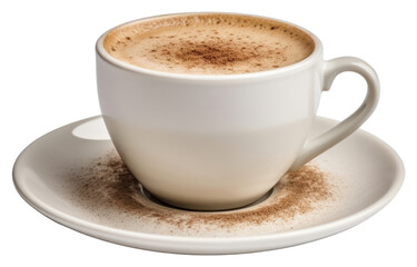 Fototapeta premium PNG Coffee saucer drink cup.