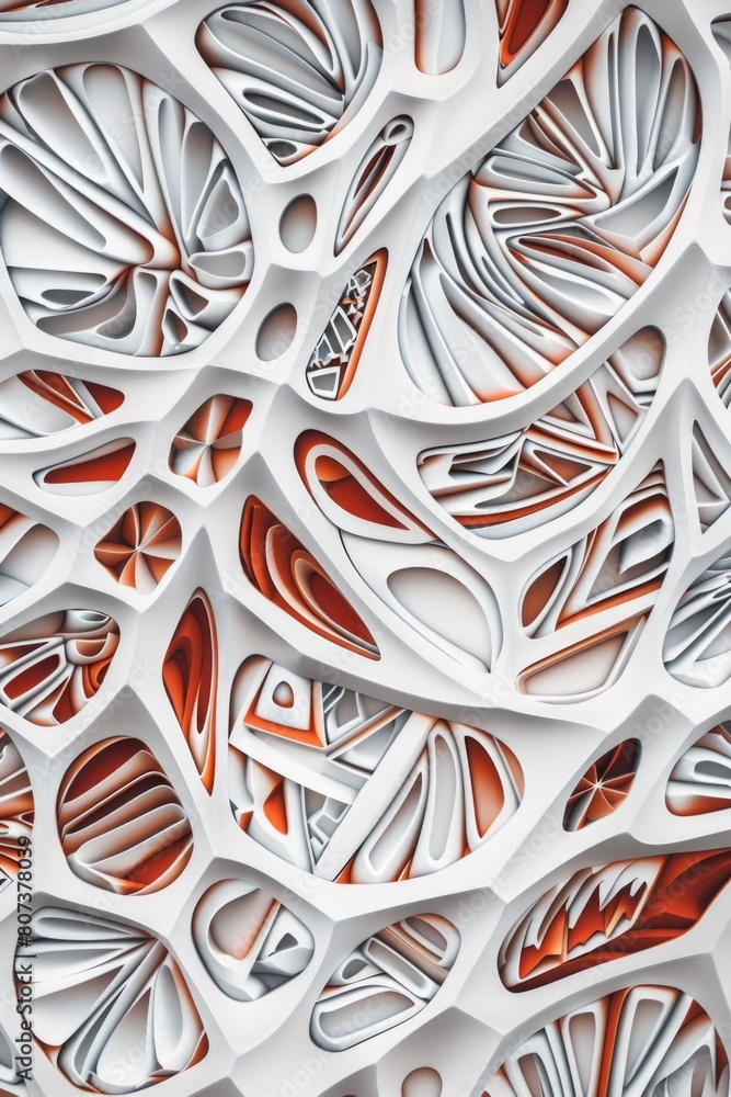Poster detailed view of a paper wall, suitable for background use
