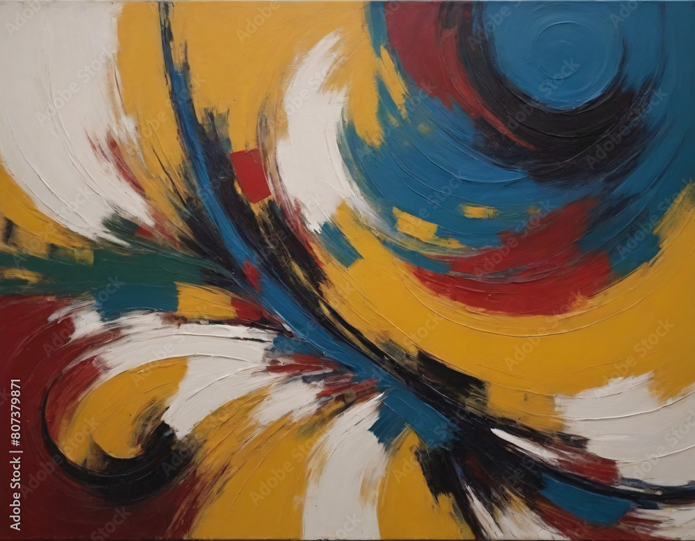 Poster abstract pattern art painting creative colorful unique backgrounds image design