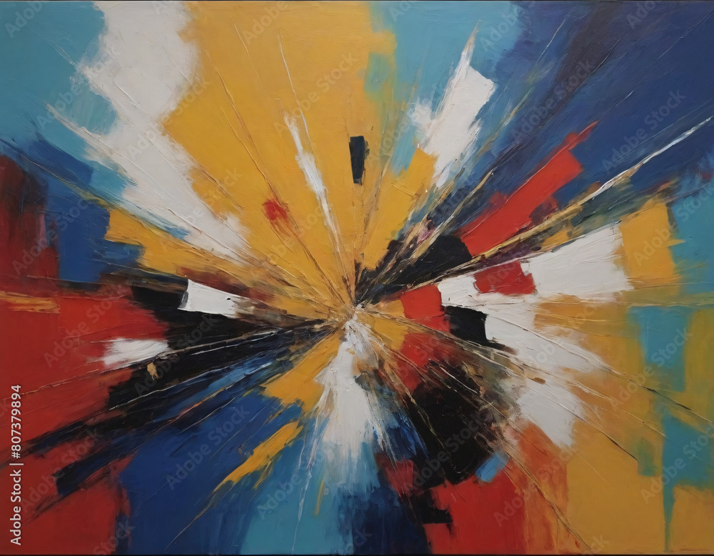 Poster abstract pattern art painting creative colorful unique backgrounds image design