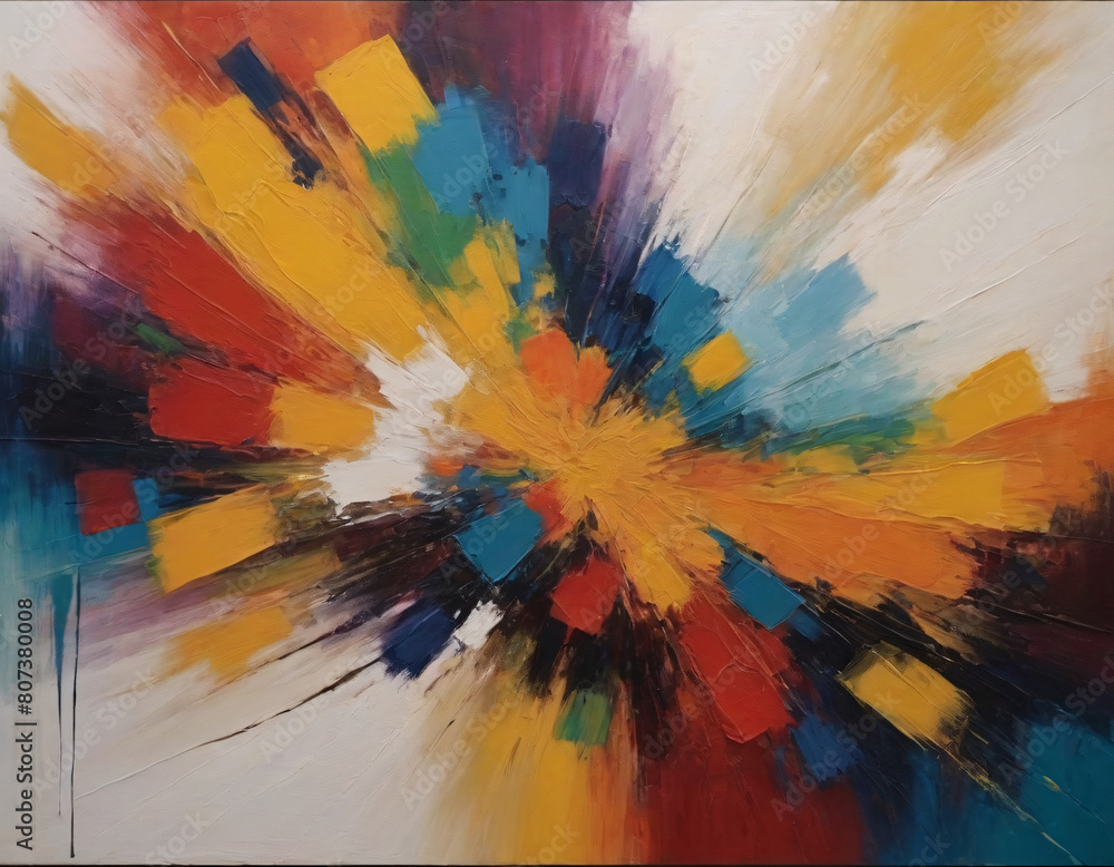 Poster abstract pattern art painting creative colorful unique backgrounds image design