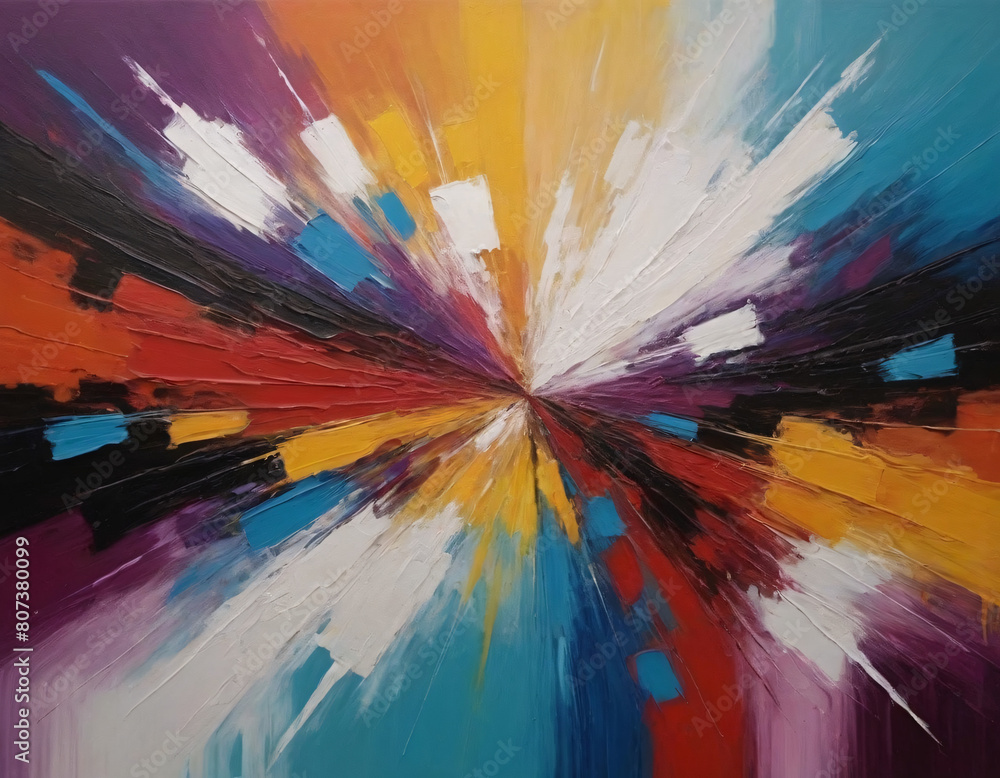 Poster abstract pattern art painting creative colorful unique backgrounds image design