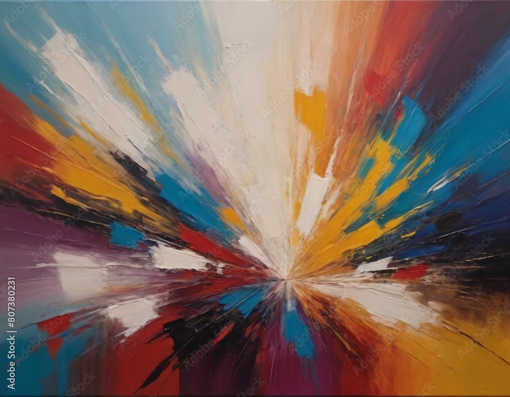Poster abstract pattern art painting creative colorful unique backgrounds image design