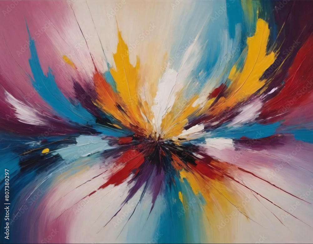 Poster abstract pattern art painting creative colorful unique backgrounds image design