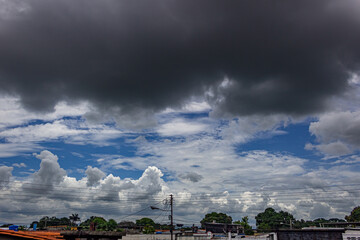 Cloudscape has been developing in gorgeous form. The vast blue sky and clouds sky.