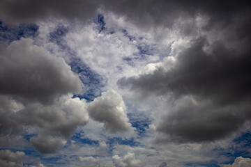 Cloudscape has been developing in gorgeous form. The vast blue sky and clouds sky.