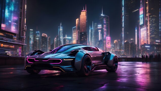 digital bbackground car color 4k