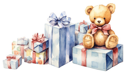 PNG Gift toy paper box.