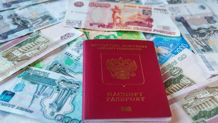 Russian Passport and Currency for International Travel