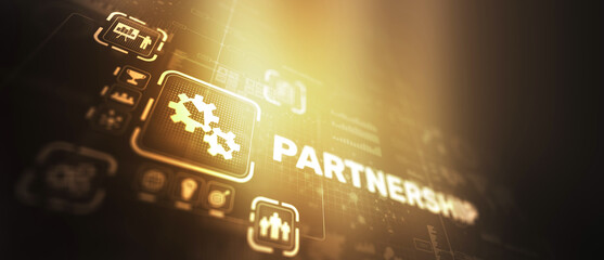 Partnership. Business cooperation concept 2024. Agreements on partnership